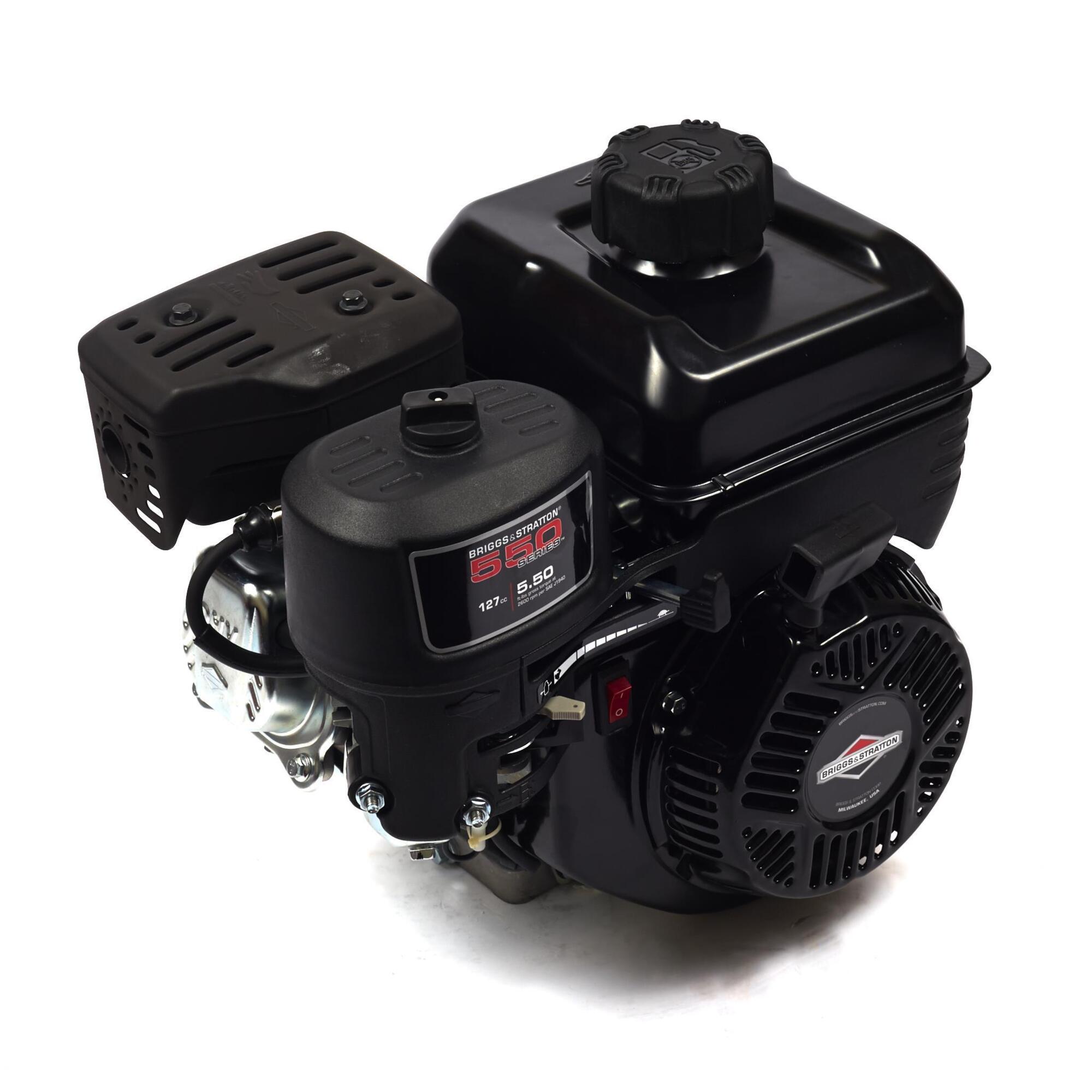 Briggs & Stratton 550 Series Horizontal OHV Engine, 127cc, 3/4in. dia. x 2in.L Shaft, 6:1 Gear Reduction, Model# 83152-1049-F1